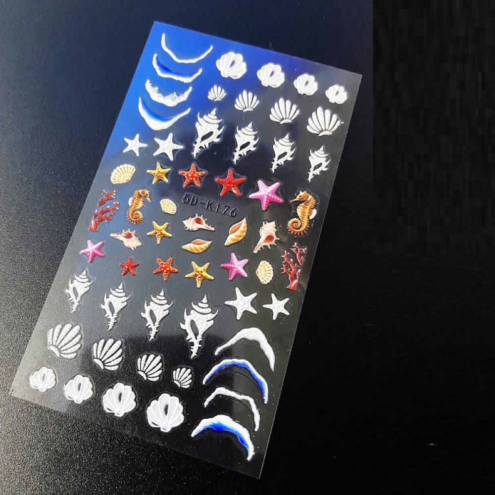 Стикер за маникюр 5D-K176