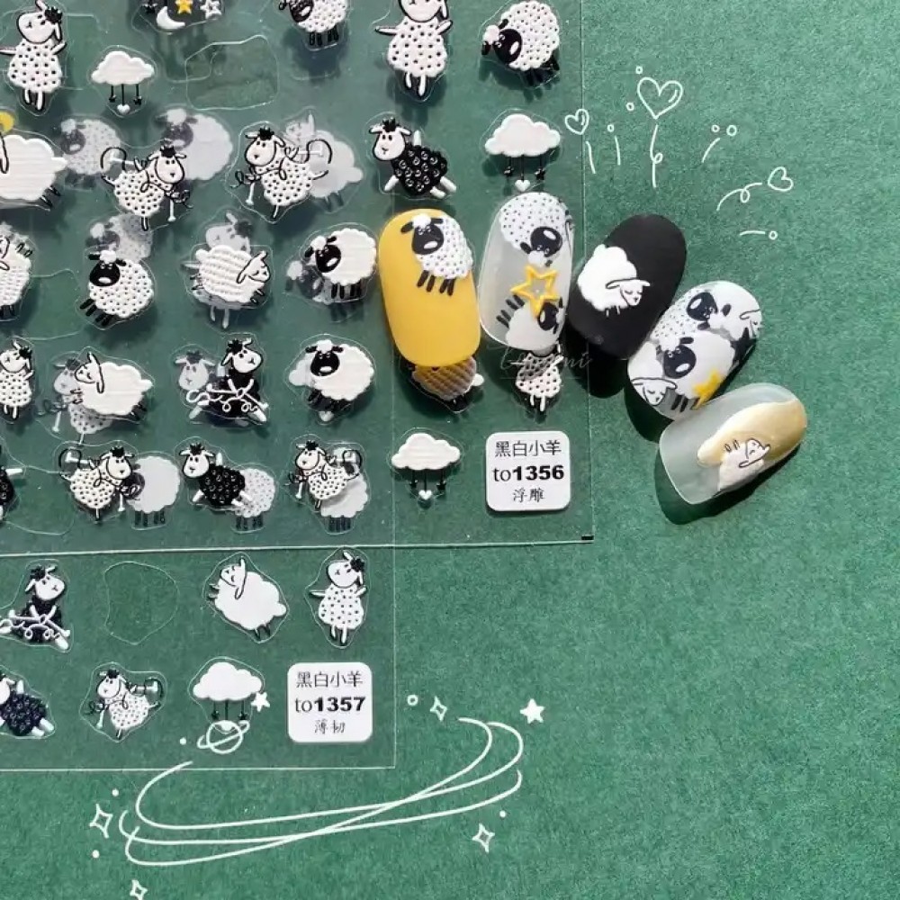 Лукс стикер за маникюр 90to-1357