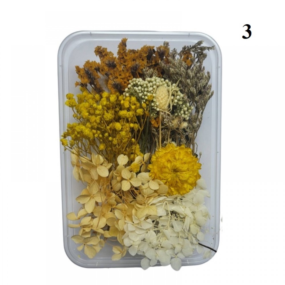 Декорация сухи цветя Кутия