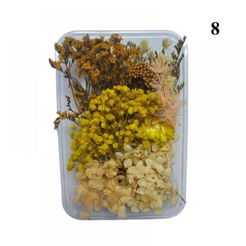 Декорация сухи цветя Кутия