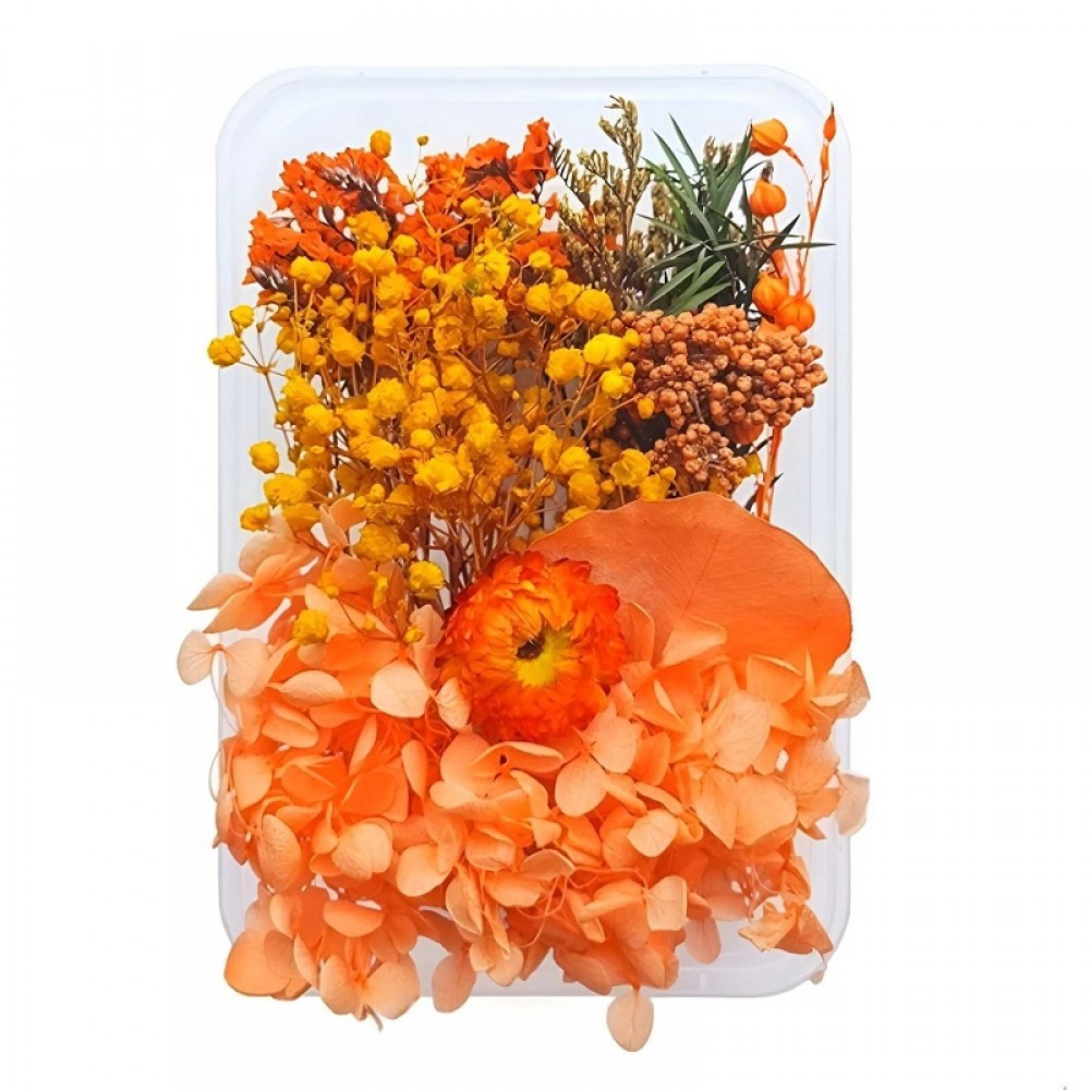 Декорация сухи цветя Кутия