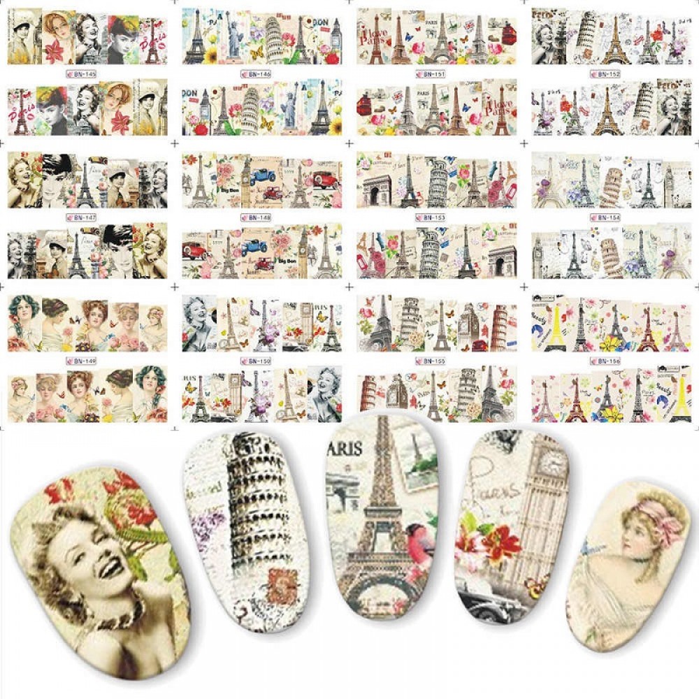 12 бр. ваденки за цял нокът BN 145