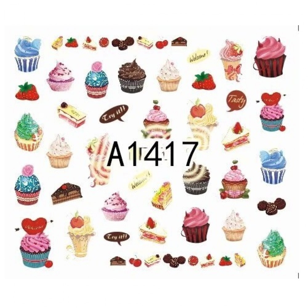 12 бр. ваденки кексчета А 1417-1428