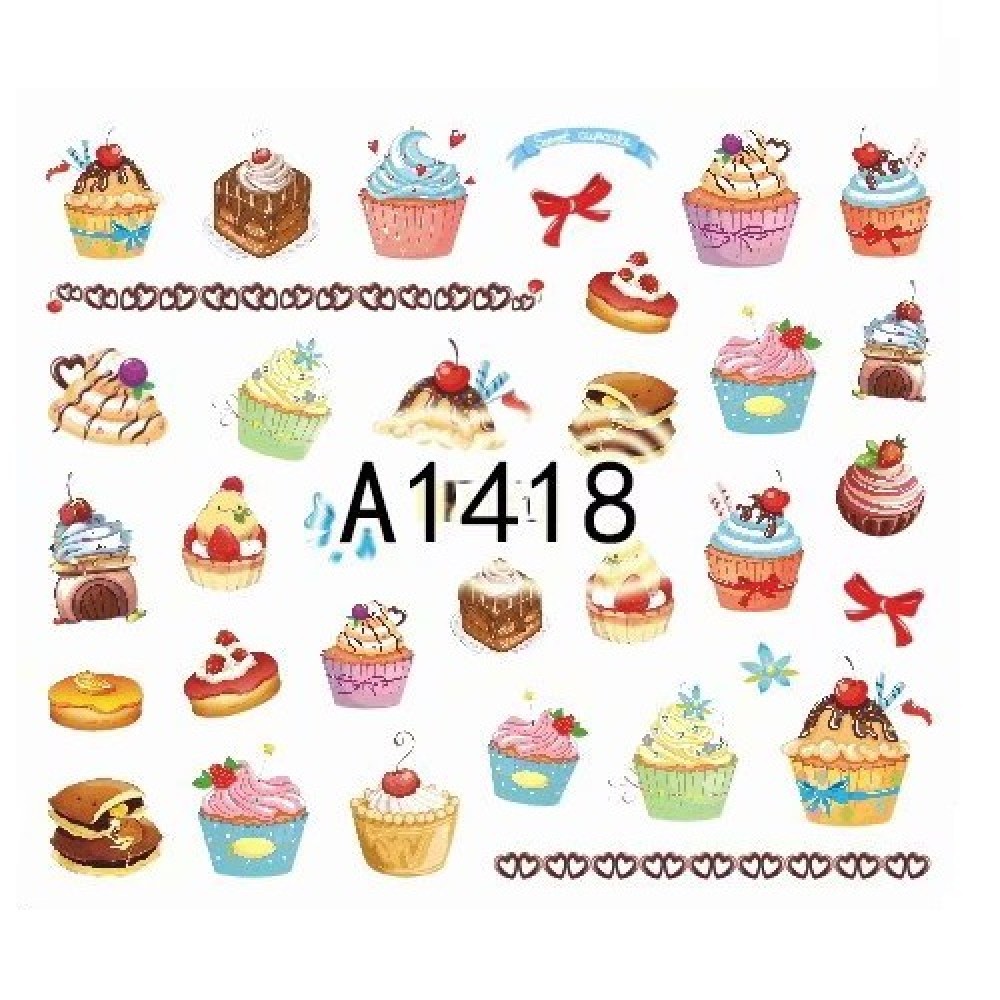 12 бр. ваденки кексчета А 1417-1428