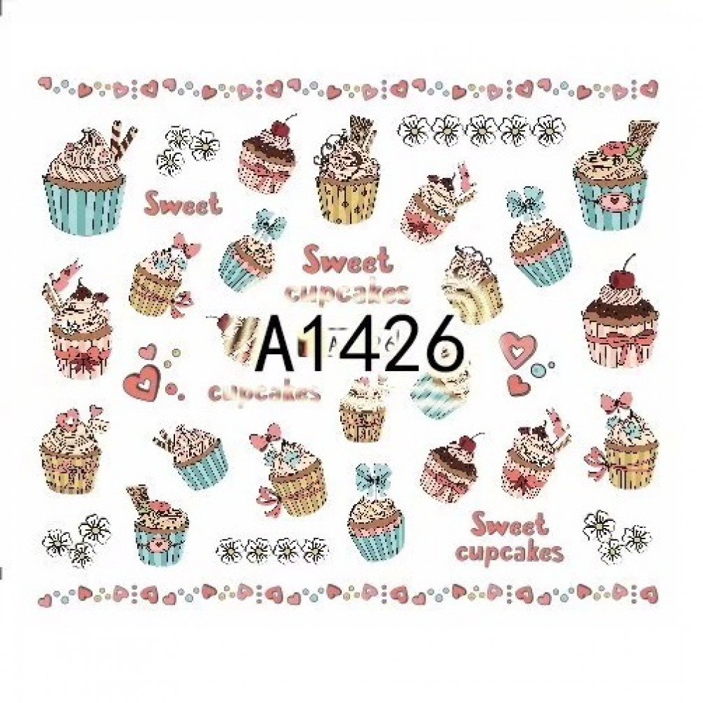 12 бр. ваденки кексчета А 1417-1428