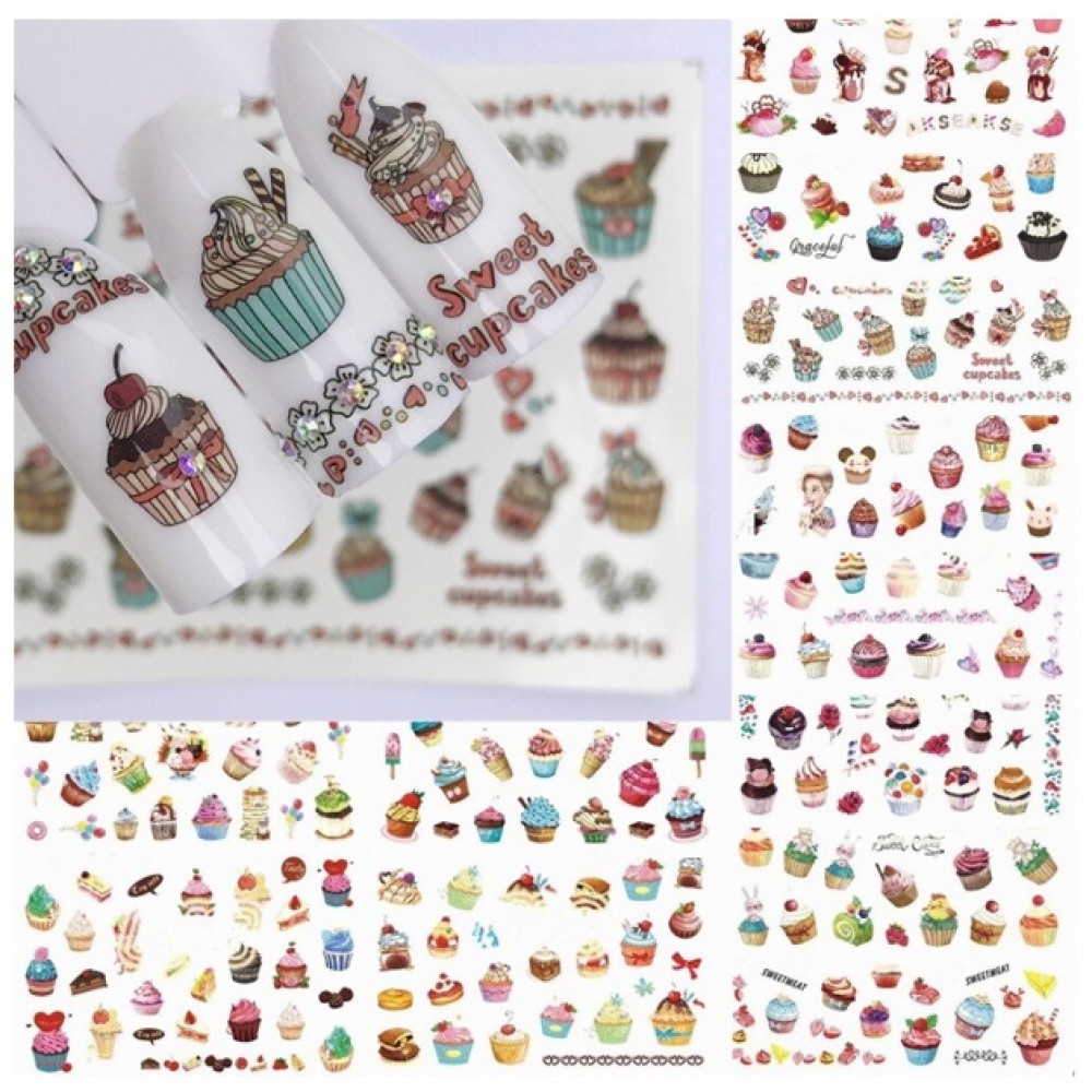 12 бр. ваденки кексчета А 1417-1428