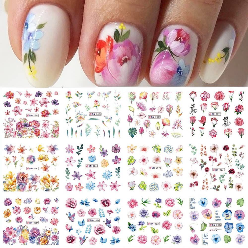 12 бр. ваденки за цял нокът BN 2065-2076