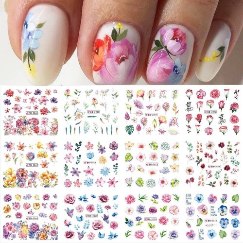 12 бр. ваденки за цял нокът BN 2065-2076