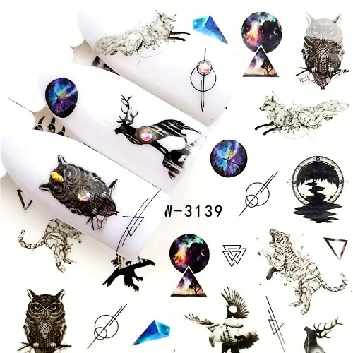 Ваденки за маникюр YZW-3139 - Нощ