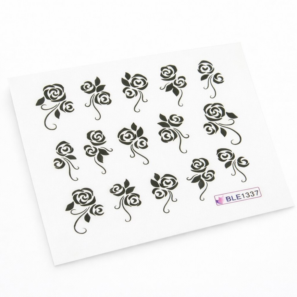 Ваденки за нокти Цветя BLE 1337