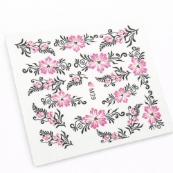 Ваденки за нокти Цветя M 039