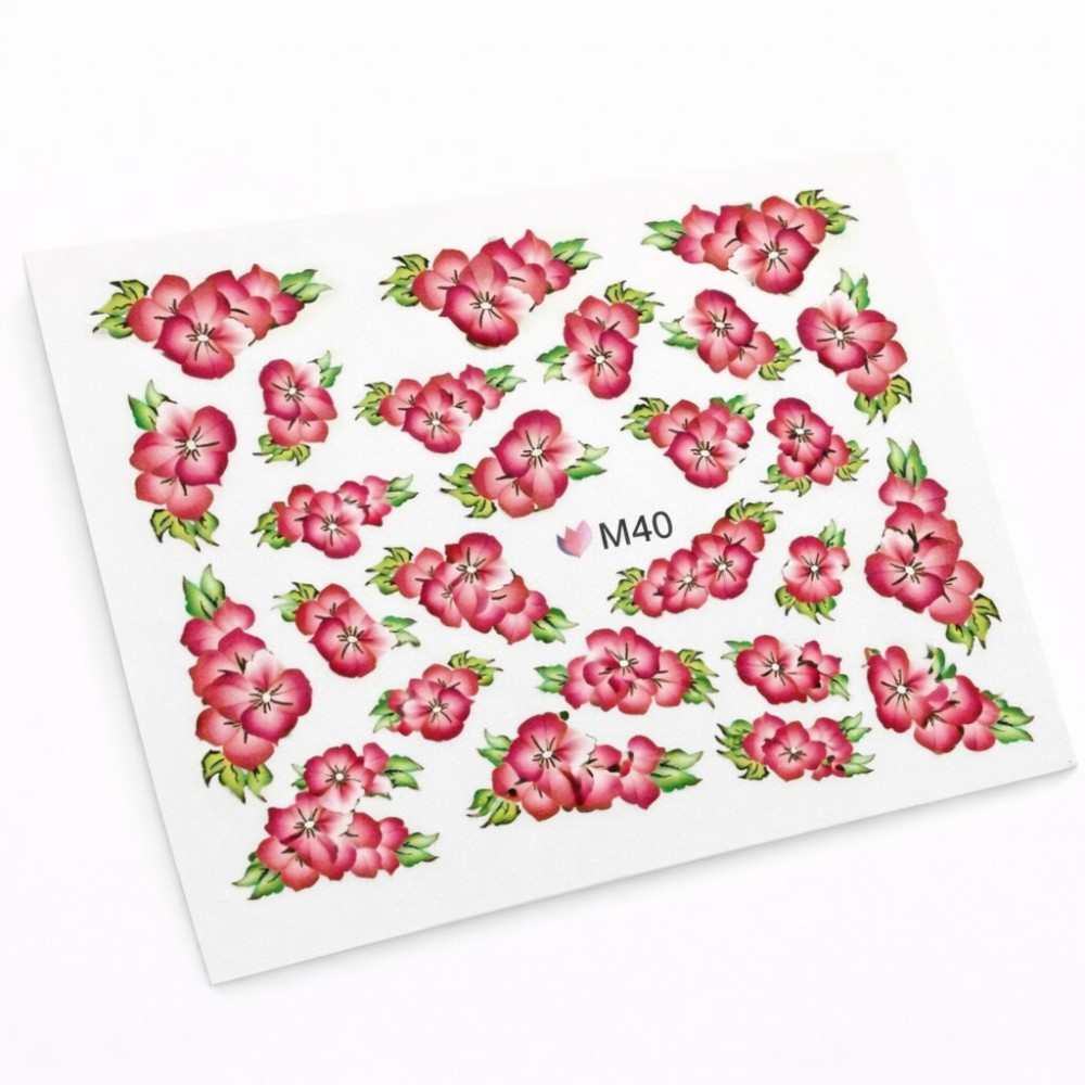 Ваденки за нокти Цветя M 40