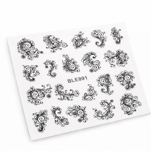 Ваденки за нокти Цветя BLE 891