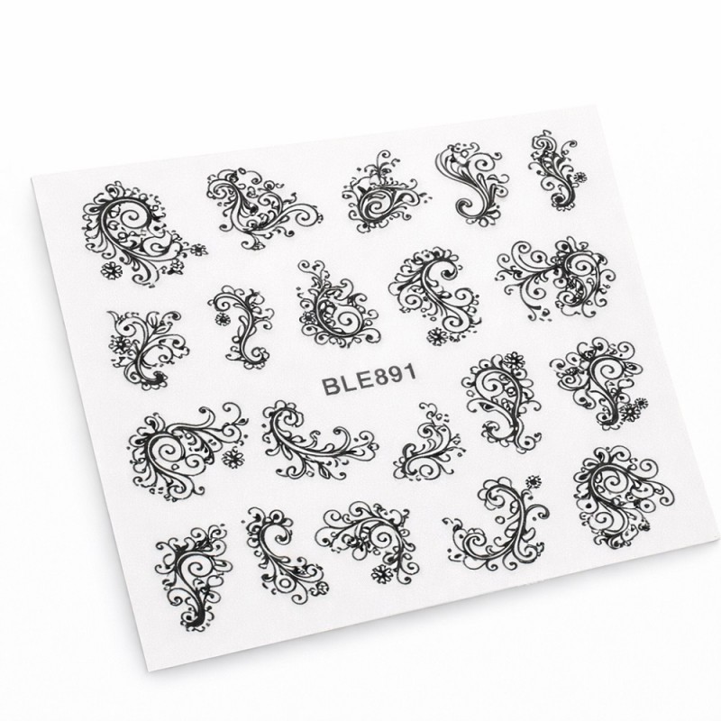 Ваденки за нокти Цветя BLE 891