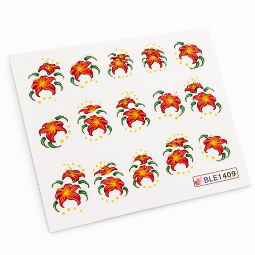 Ваденки за нокти Цветя BLE 1409