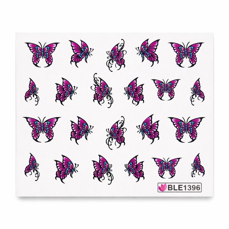 Ваденки за нокти Пеперуди BLE 1396-foto2