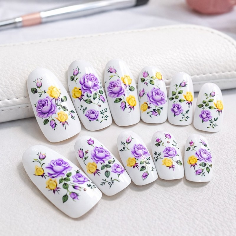 Ваденки за нокти Цветя M 082-foto2