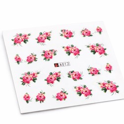 Ваденки за нокти Цветя A012