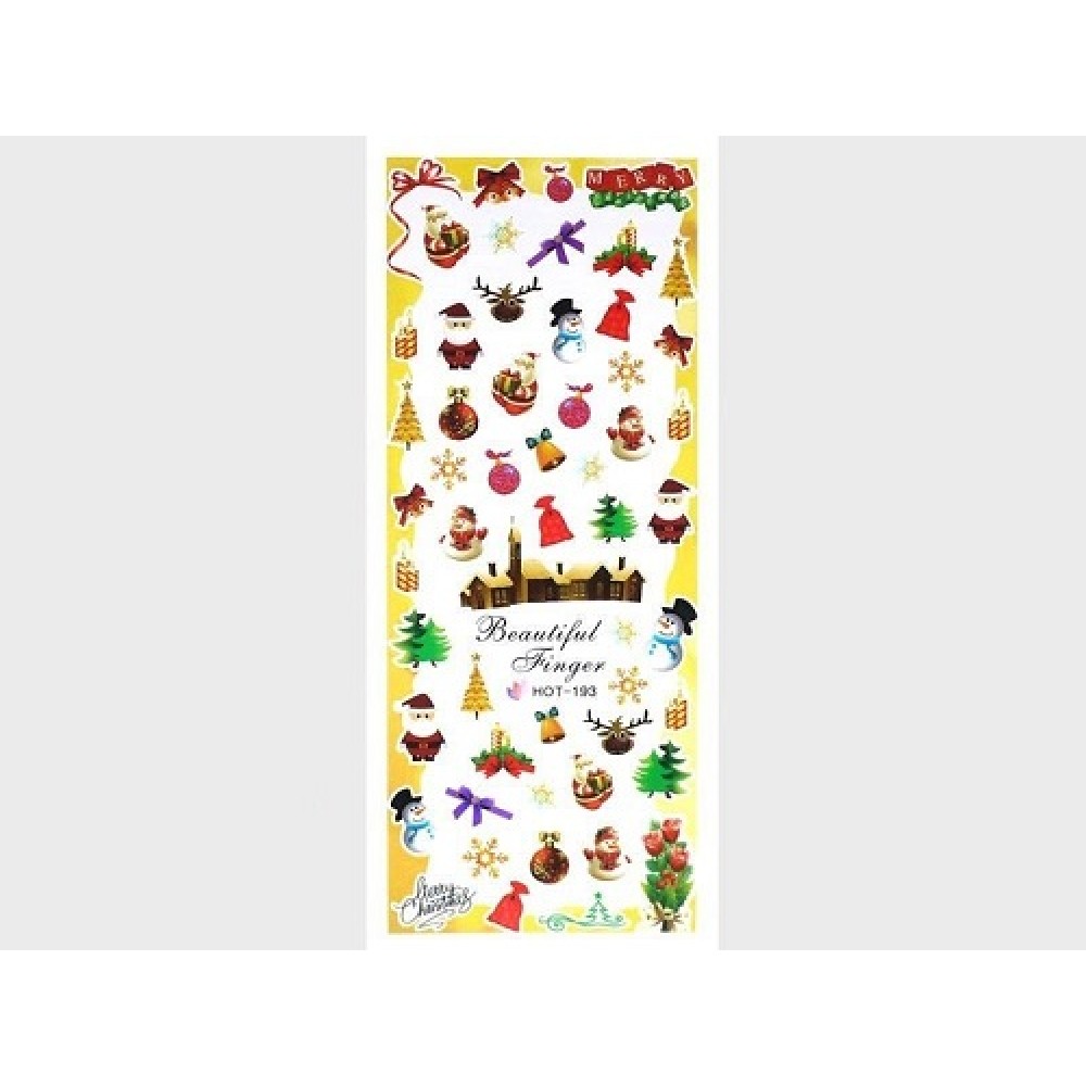 Коледни ваденки за нокти HOT-193