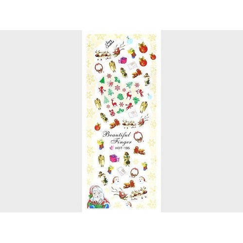 Коледни ваденки за нокти HOT-195