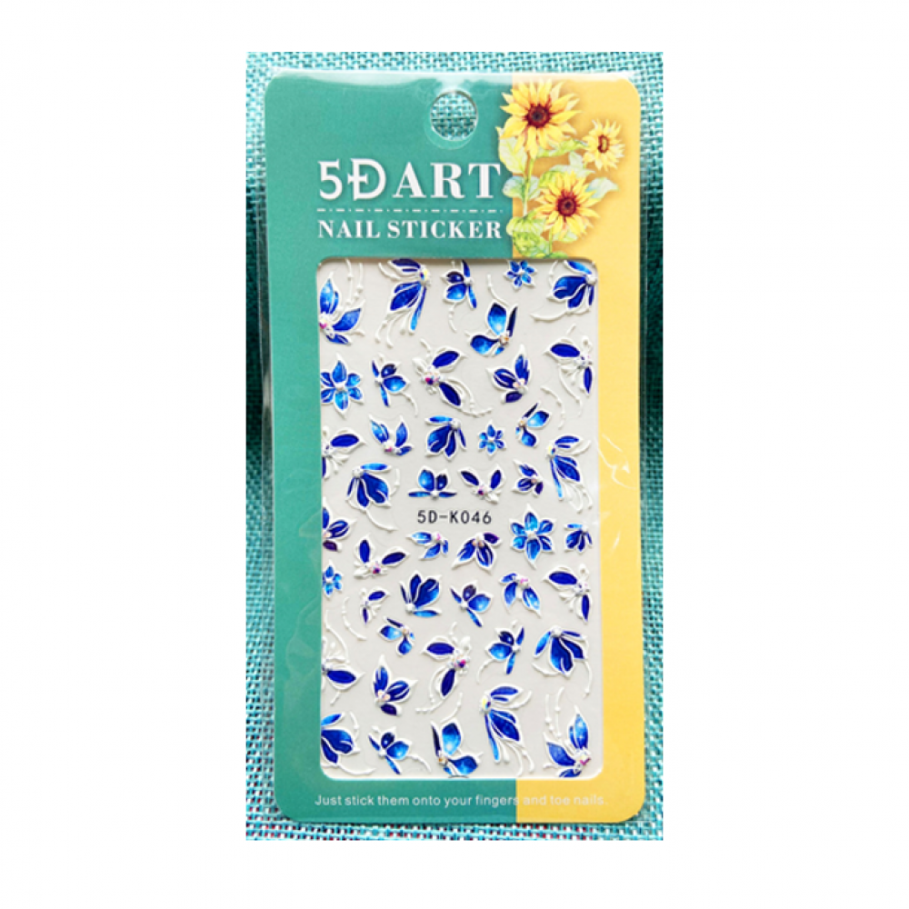 5D стикери цветя К 046