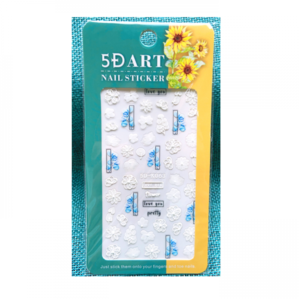 5D стикери цветя К 063