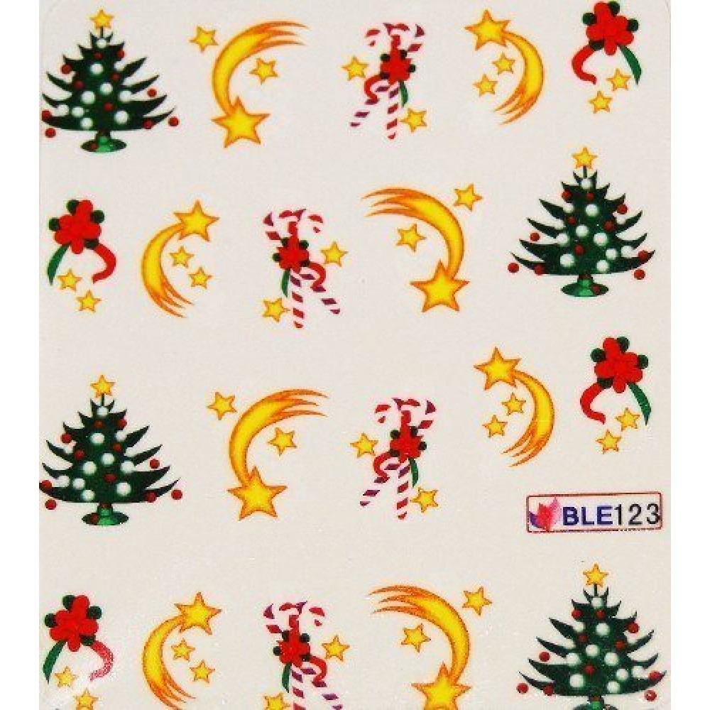 Коледни ваденки за нокти BLE 123