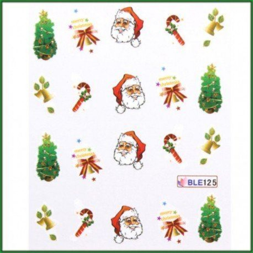 Коледни ваденки за нокти BLE 125