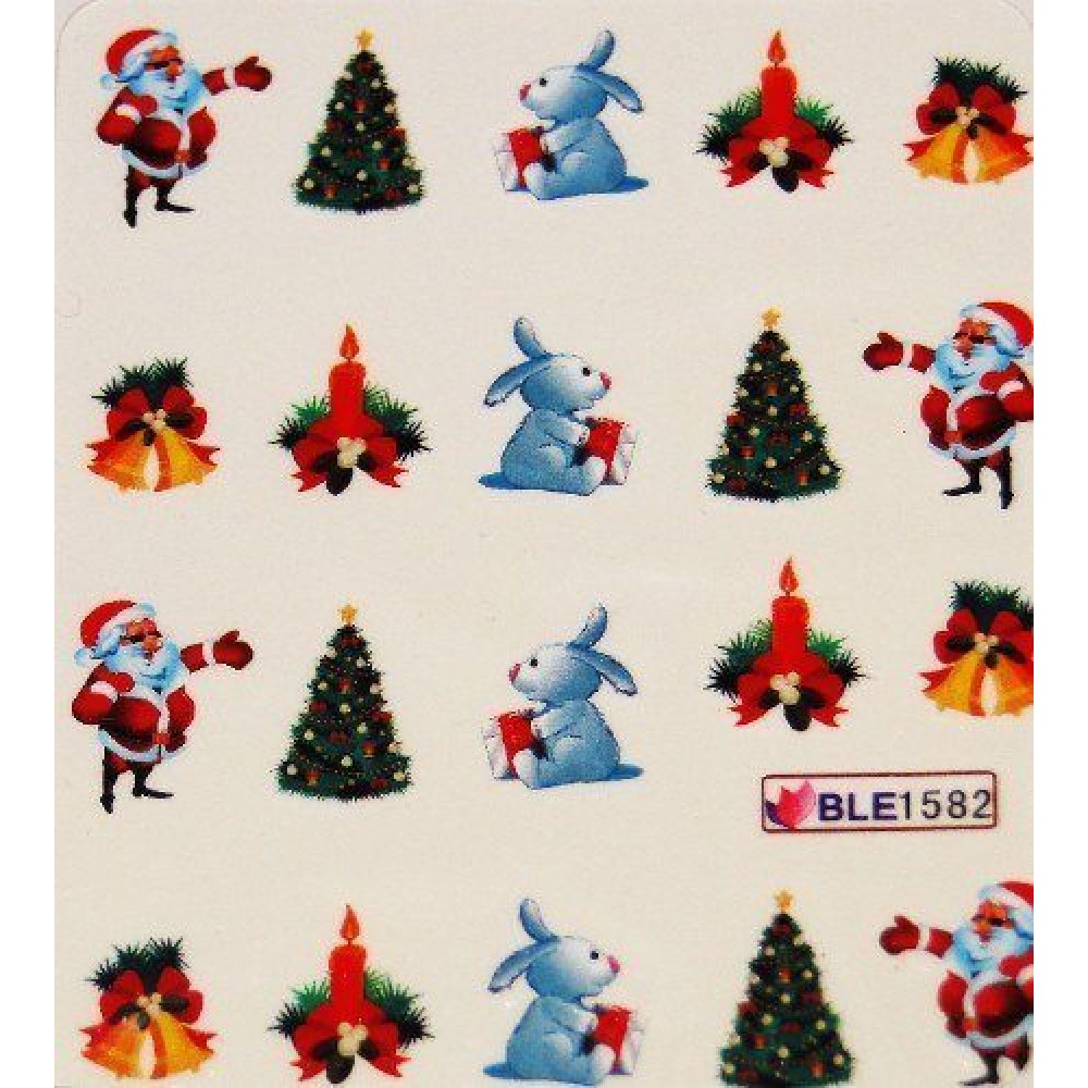 Коледни ваденки за нокти BLE 1582