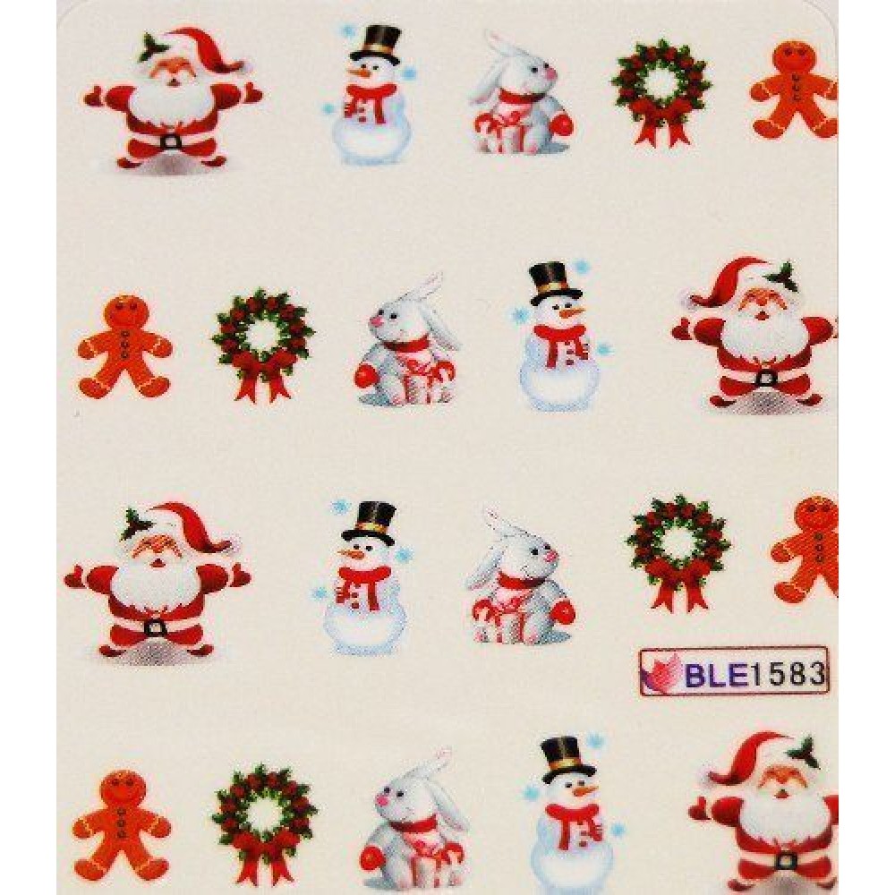 Коледни ваденки за нокти BLE 1583