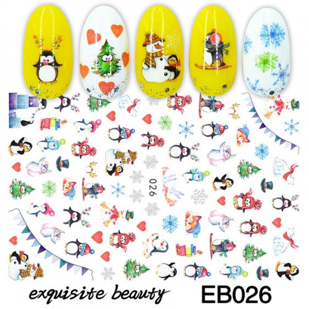 Коледни ваденки за нокти 026