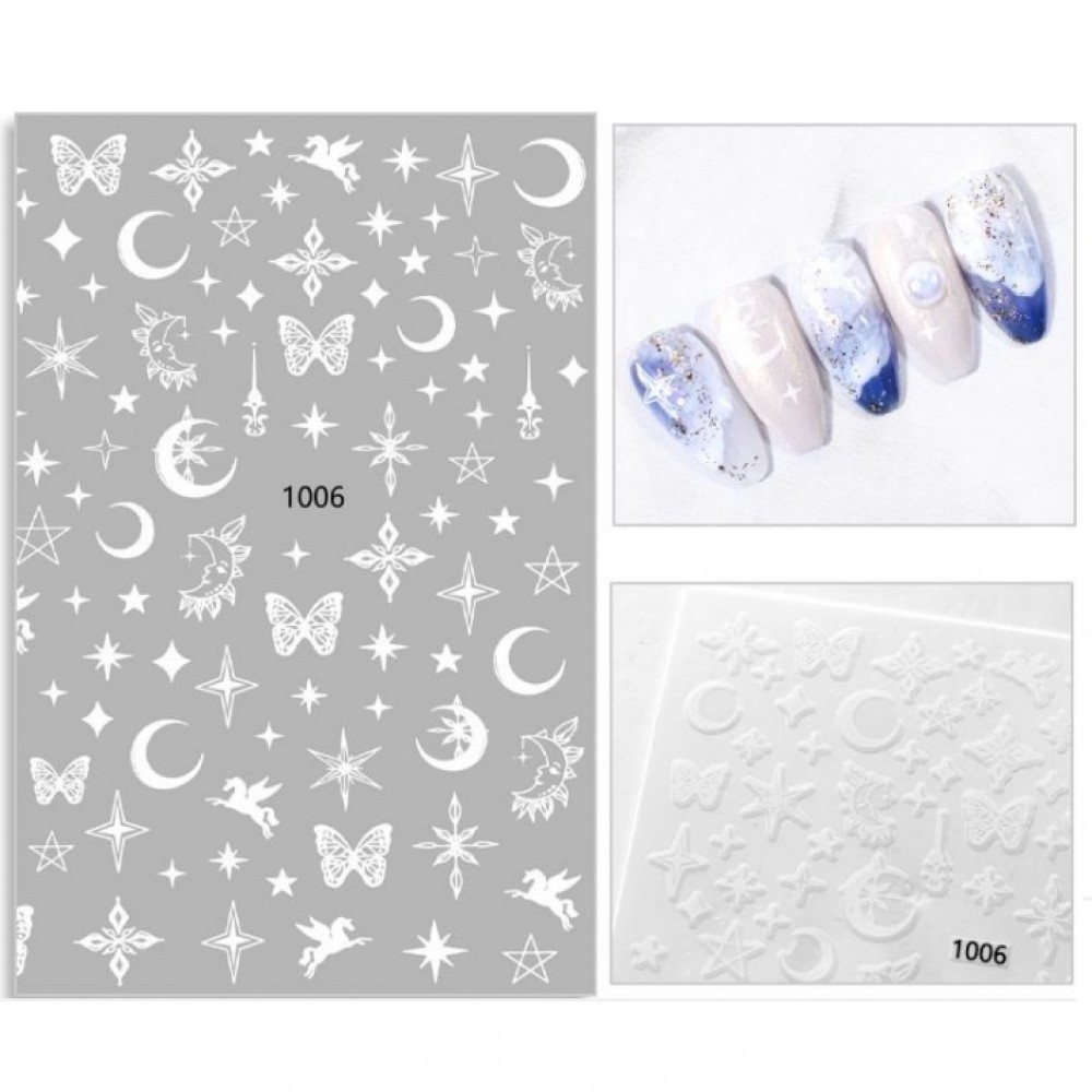 Стикери за нокти пеперуди серия Joyfull