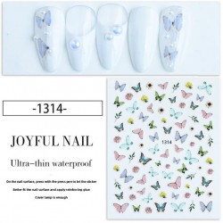 Стикери за нокти пеперуди серия Joyfull