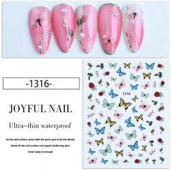 Стикери за нокти пеперуди серия Joyfull-foto4