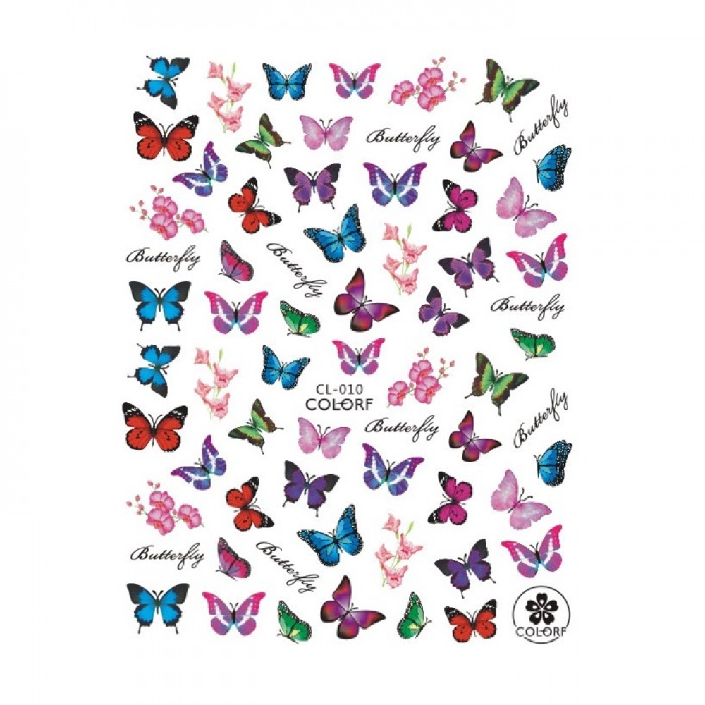 Ваденки за нокти пеперуди серия CL Ваденки за нокти пеперуди серия CL