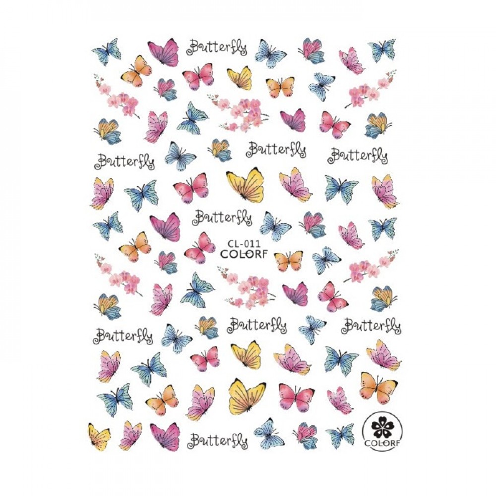 Ваденки за нокти пеперуди серия CL Ваденки за нокти пеперуди серия CL