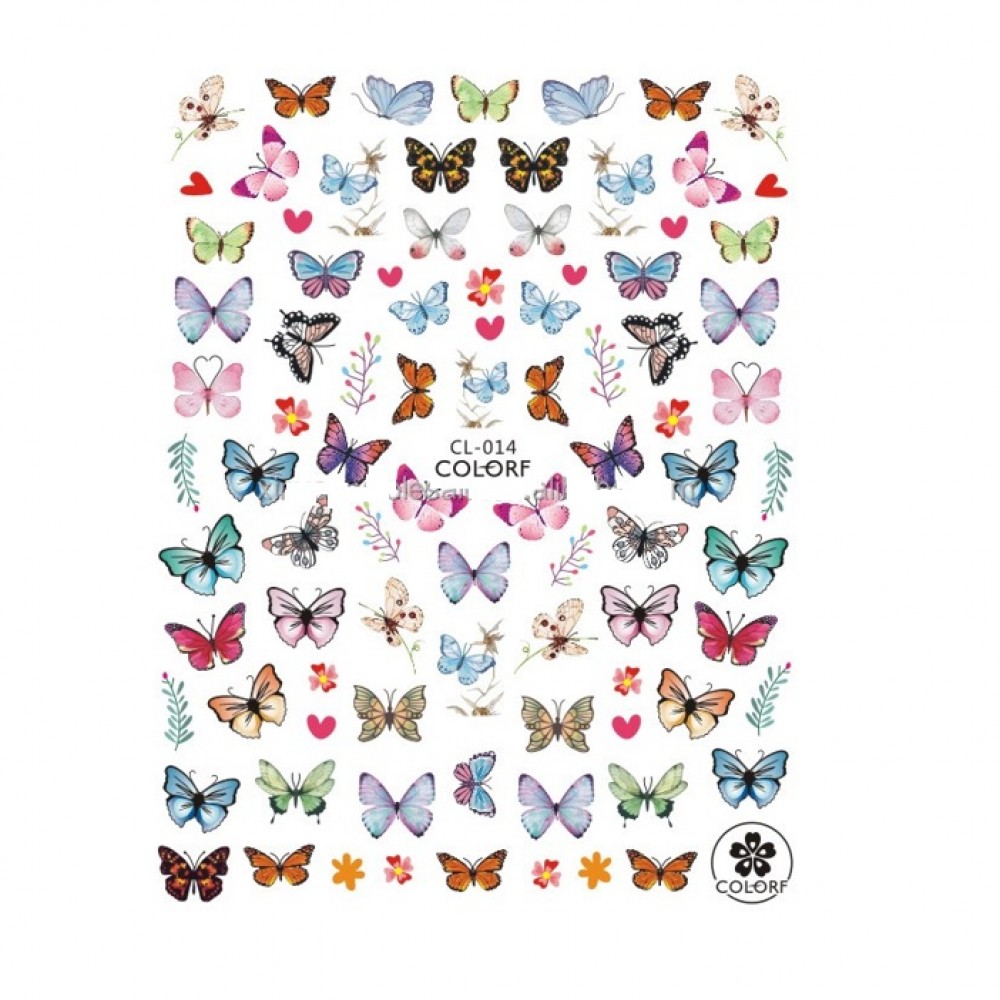 Ваденки за нокти пеперуди серия CL Ваденки за нокти пеперуди серия CL