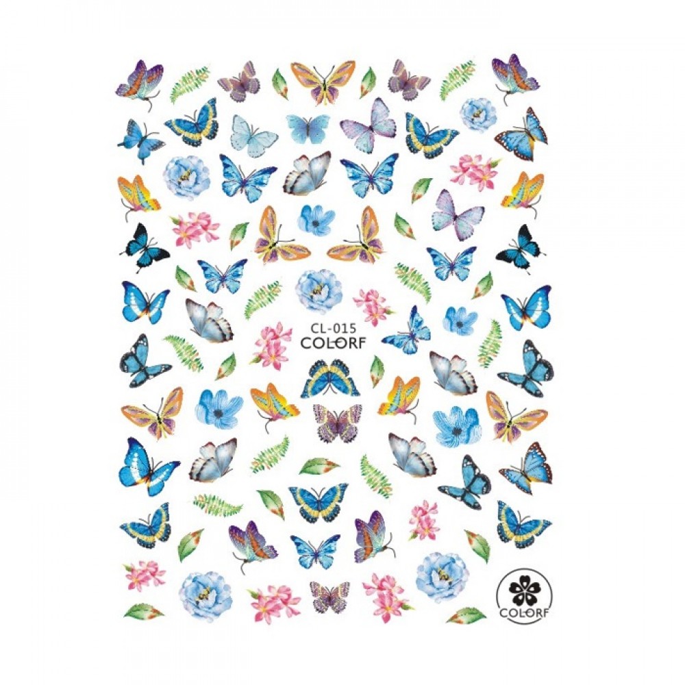 Ваденки за нокти пеперуди серия CL Ваденки за нокти пеперуди серия CL