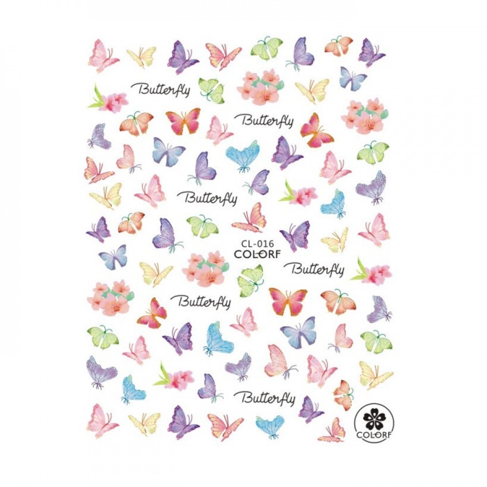 Ваденки за нокти пеперуди серия CL Ваденки за нокти пеперуди серия CL