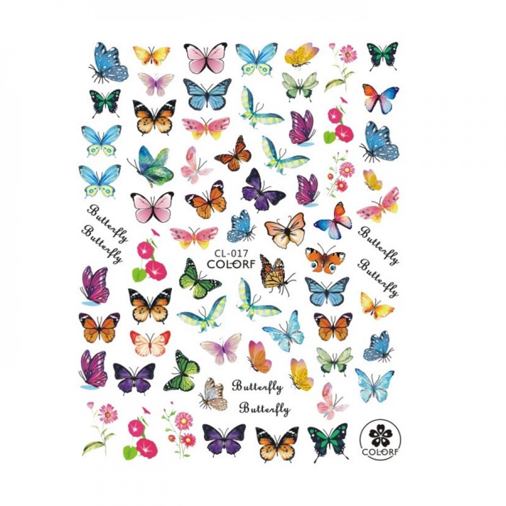 Ваденки за нокти пеперуди серия CL Ваденки за нокти пеперуди серия CL