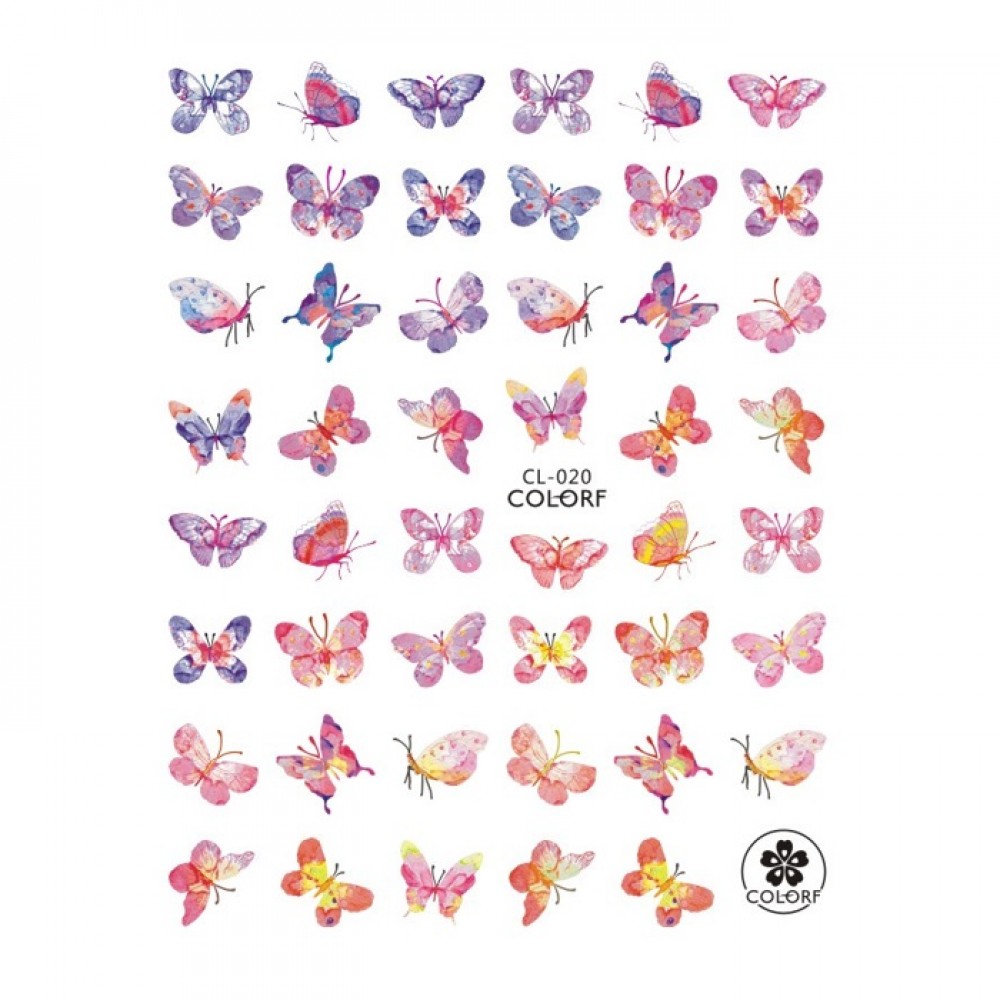 Ваденки за нокти пеперуди серия CL Ваденки за нокти пеперуди серия CL