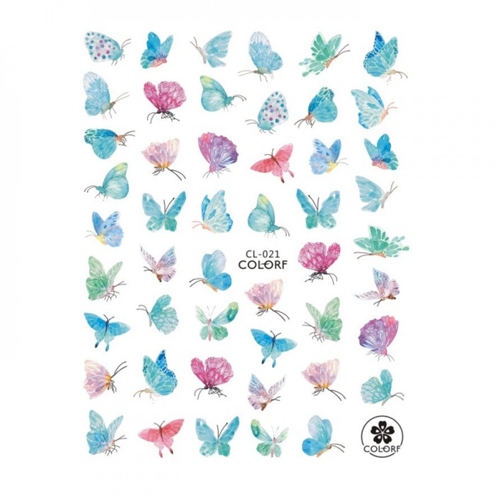 Ваденки за нокти пеперуди серия CL Ваденки за нокти пеперуди серия CL