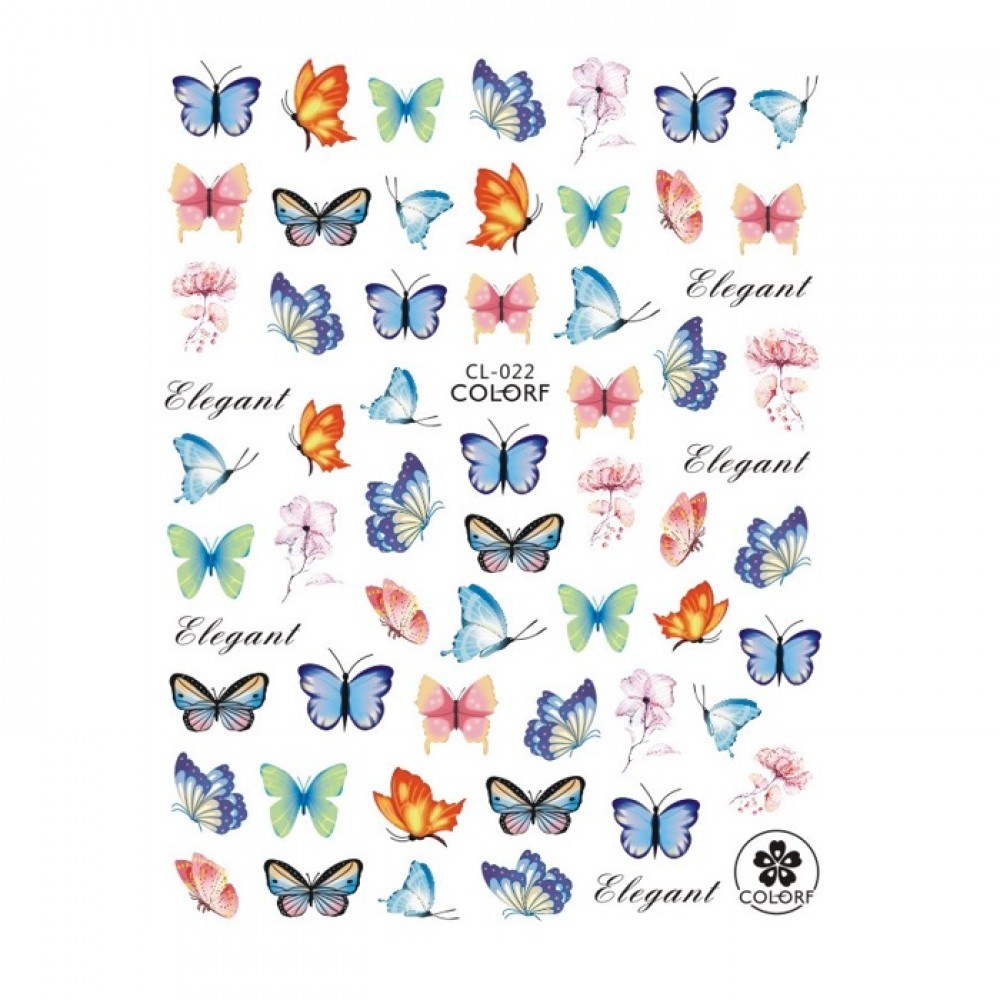 Ваденки за нокти пеперуди серия CL Ваденки за нокти пеперуди серия CL