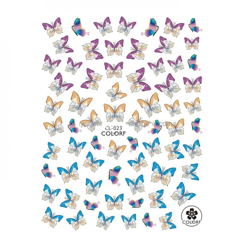 Ваденки за нокти пеперуди серия CL Ваденки за нокти пеперуди серия CL