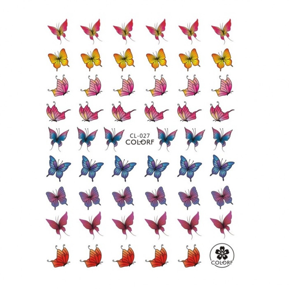 Ваденки за нокти пеперуди серия CL Ваденки за нокти пеперуди серия CL