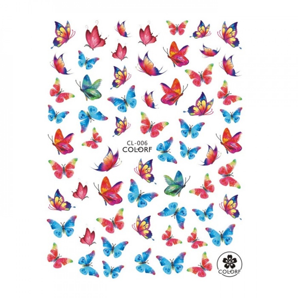 Ваденки за нокти пеперуди серия CL Ваденки за нокти пеперуди серия CL