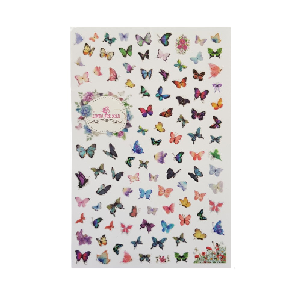 Стикери за нокти Пеперуди