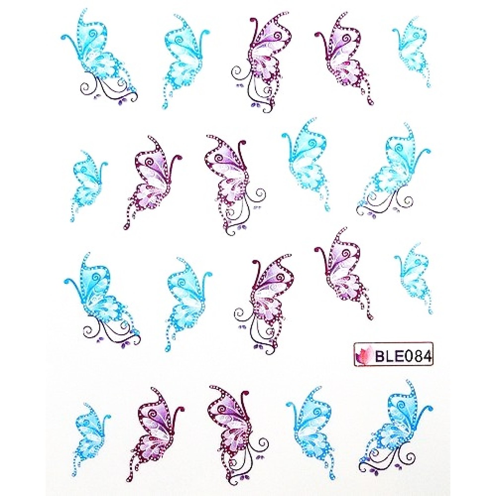 Ваденки за нокти Пеперуди BLE 084 Ваденки за нокти Пеперуди BLE 084