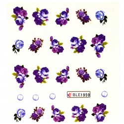 Ваденки за нокти Цветя BLE 1959