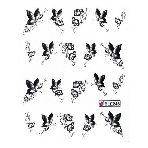 Ваденки за нокти Пеперуди BLE 246